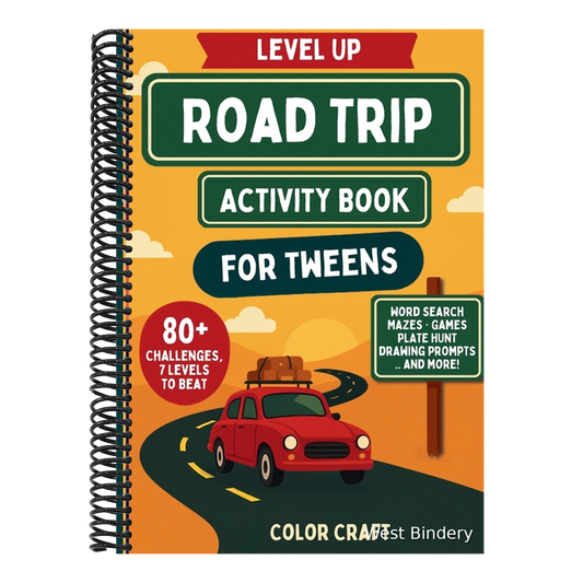 Level Up: 80+ Mazes, Word Searches, Scavenger Hunts, Bingo & Brain Games - Screen-Free Travel Adventures for Smart Kids Ages 9-12