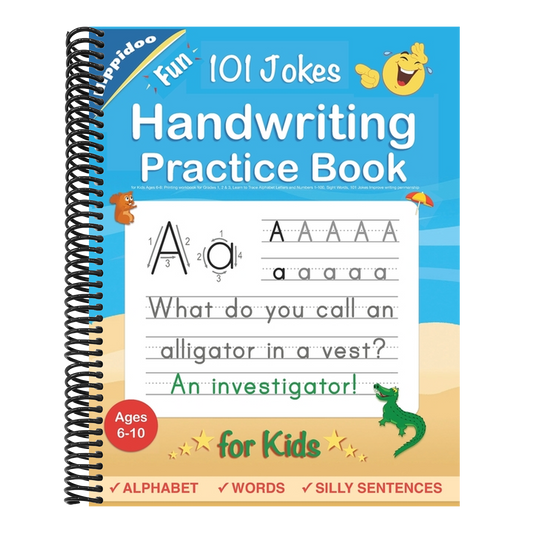 Handwriting Practice Book for Kids Ages 6-8: Printing workbook for Grades 1, 2 & 3, Learn to Trace Alphabet Letters and Numbers 1-100, Sight Words, 10 (Handwriting Practice and Math Drills for Grades 1, 2, 3 & 4 #1) (Spiral Bound)
