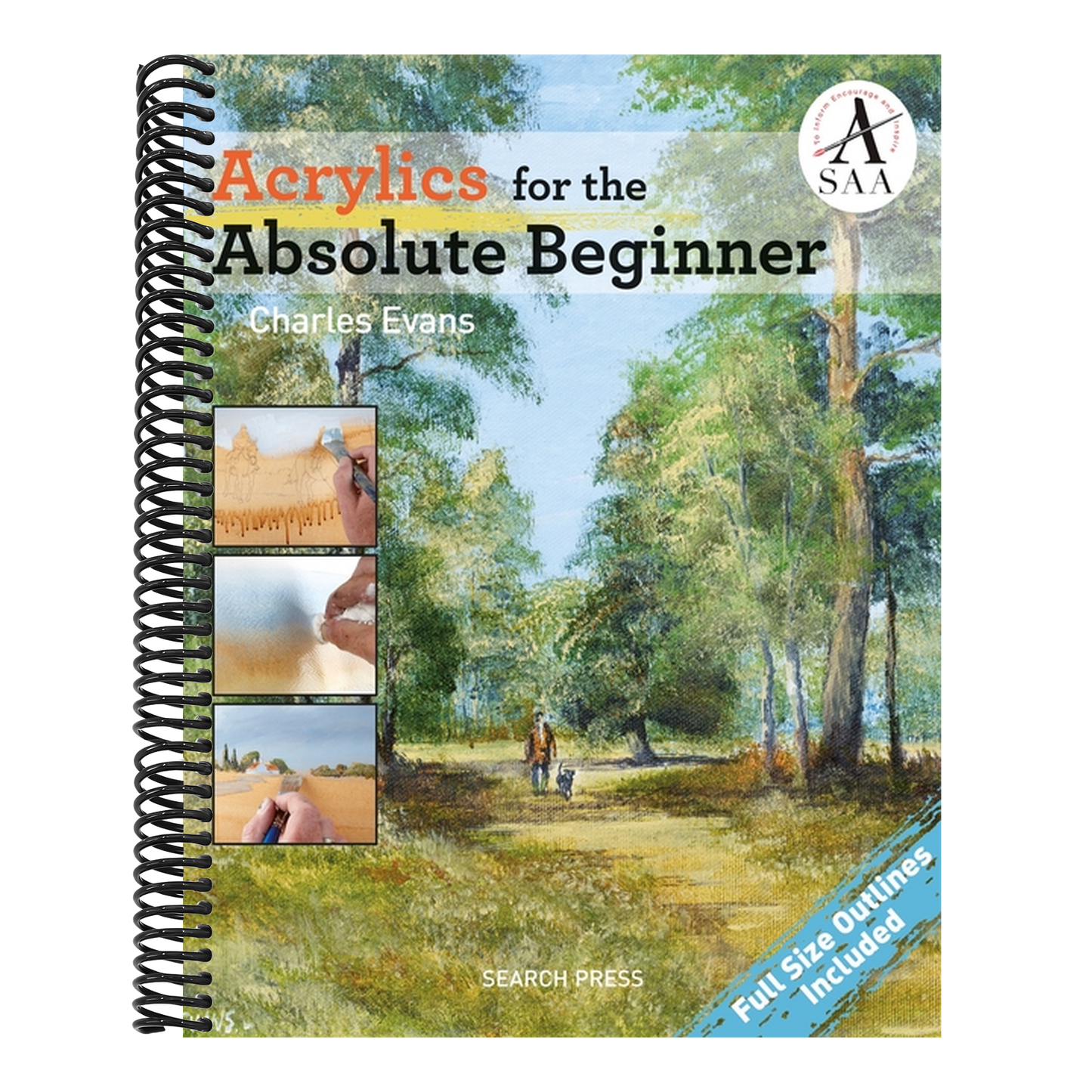 Acrylics for the Absolute Beginner (Spiral Bound)