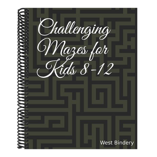 Challenging Mazes for Kids 8-12: Amazing Maze for Kids Adventure