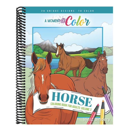 Horse Coloring Book for Adults Volume 2