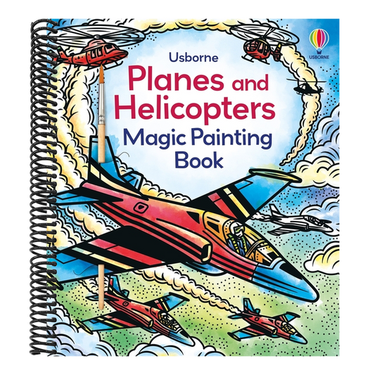 Planes and Helicopters Magic Painting Book