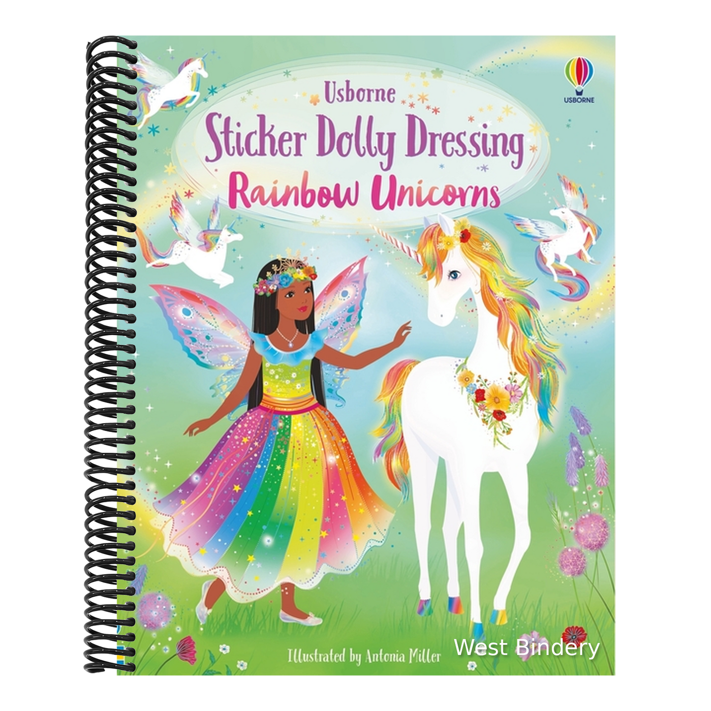Sticker Dolly Dressing Rainbow Unicorns