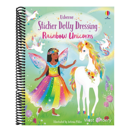 Sticker Dolly Dressing Rainbow Unicorns