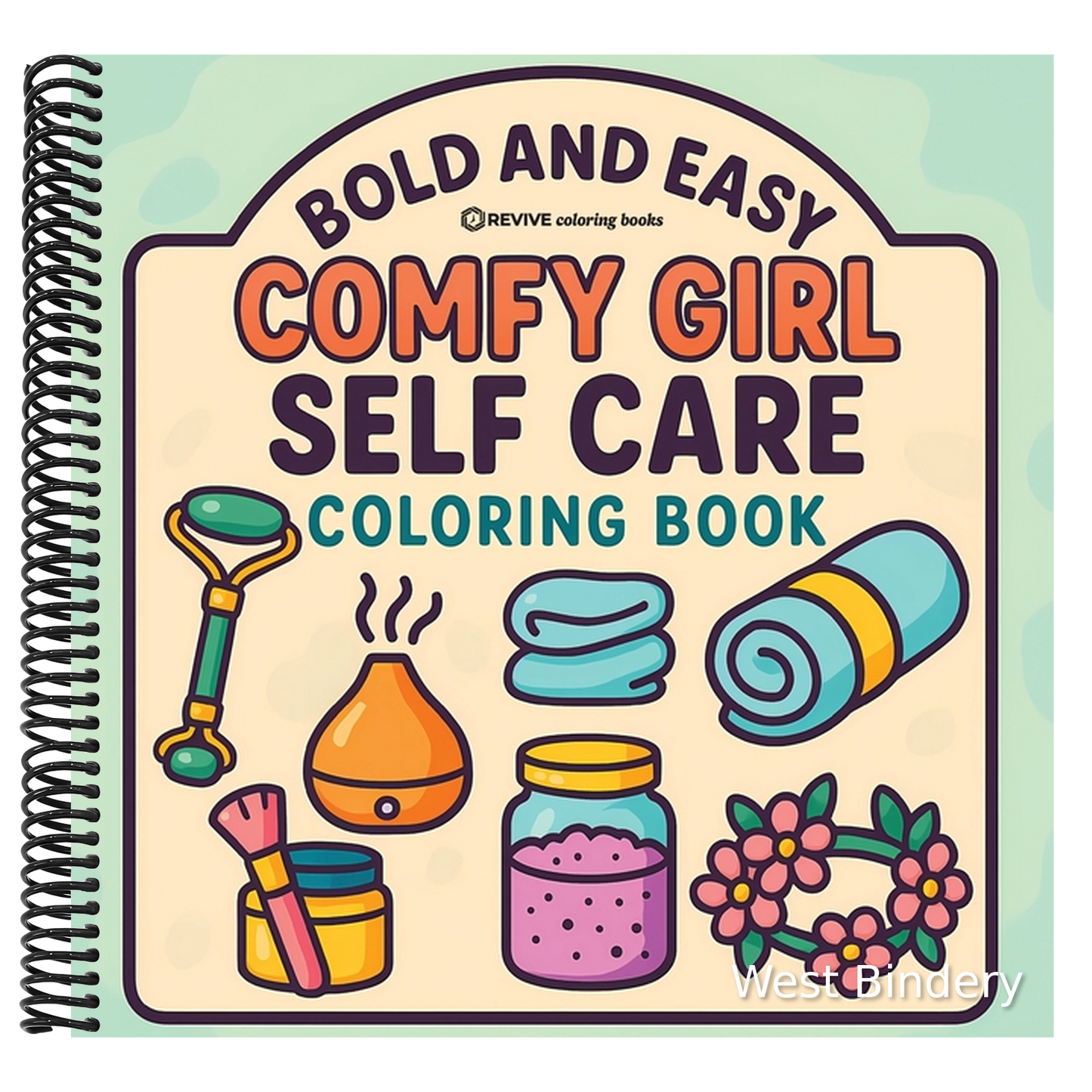 Bold & Easy Comfy Girl Self Care Coloring Book: Cozy & Relaxing Stress Relief Coloring-Perfect Cozy Girl Self-Care Gift!