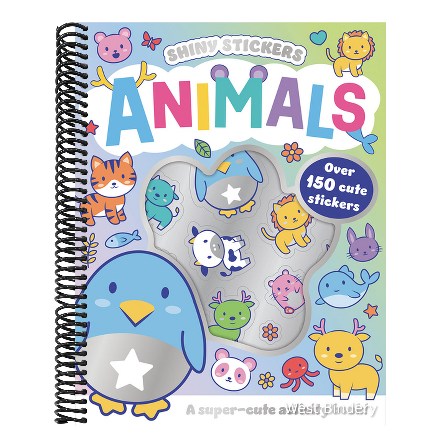 Animals: A Sparkling Sticker Activity Book for Children Aged 5+
