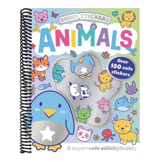 Animals: A Sparkling Sticker Activity Book for Children Aged 5+