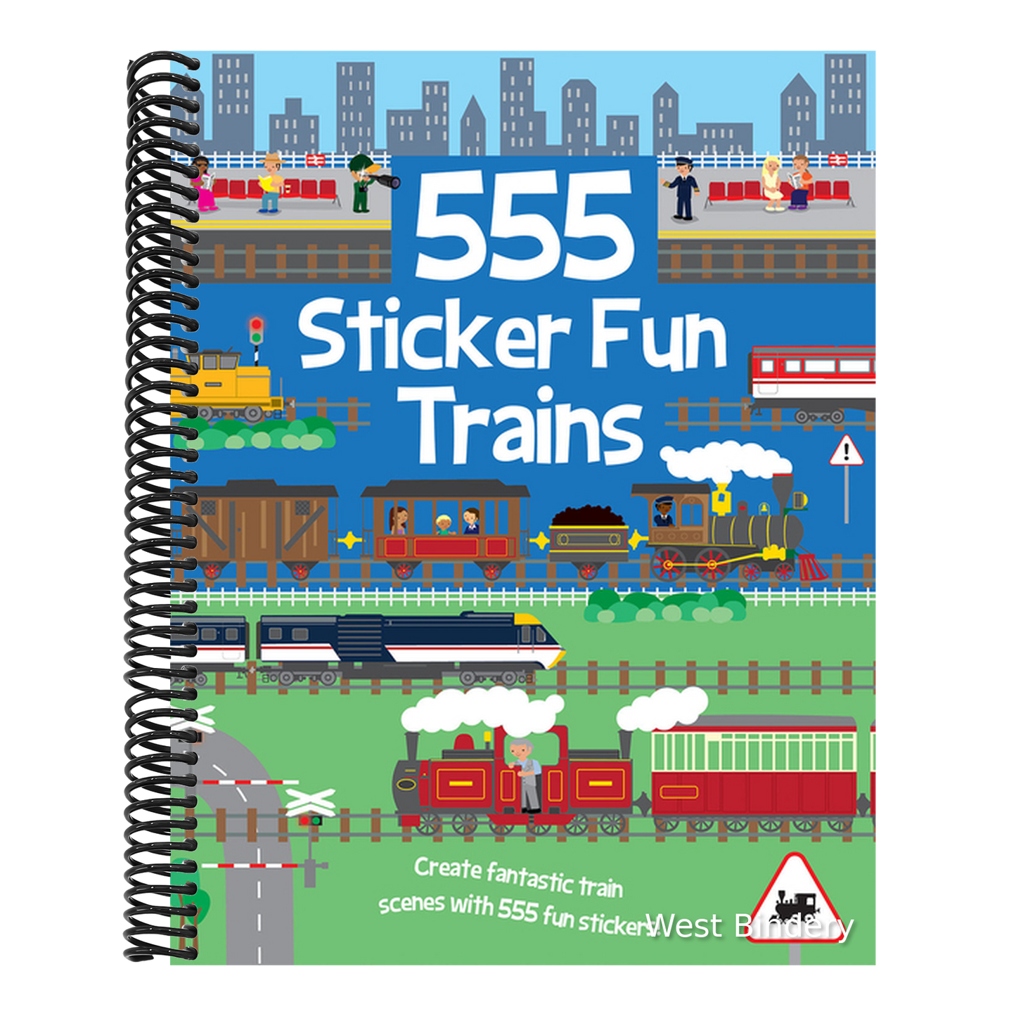 555 Sticker Fun - Trains