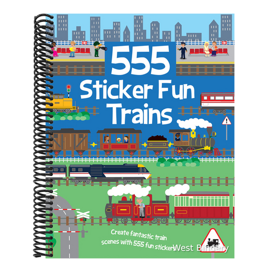 555 Sticker Fun - Trains