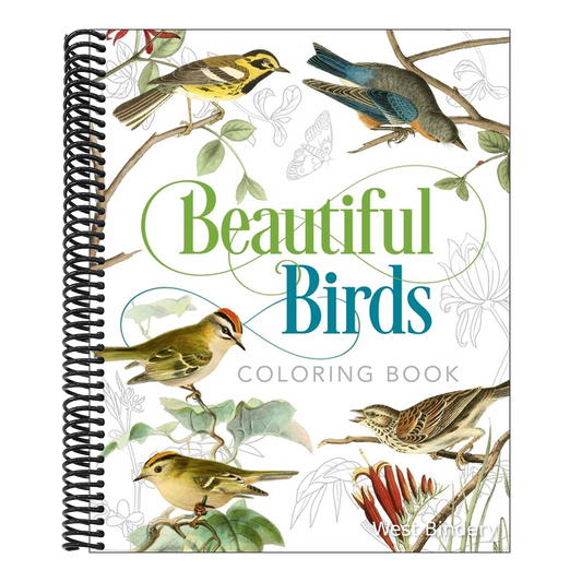 Beautiful Birds Coloring Book