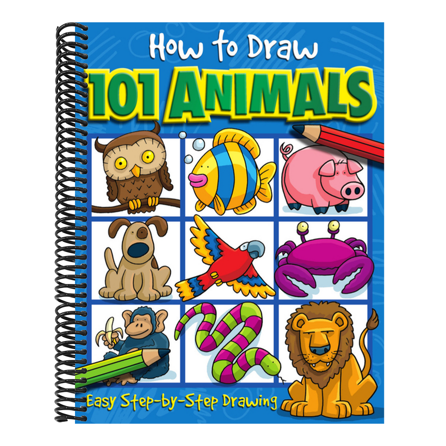 How to Draw 101 Animals (How to Draw 101) (Spiral Bound)
