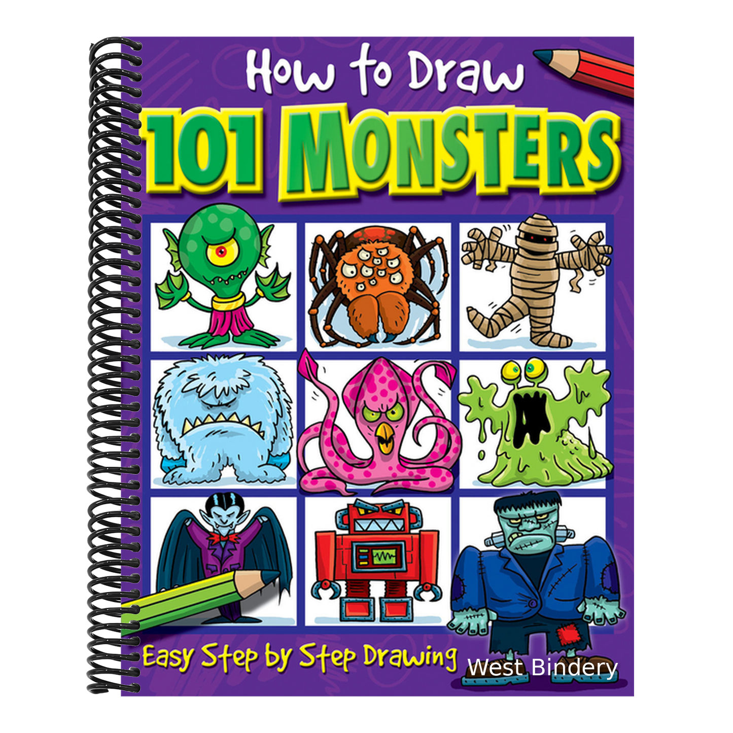 How to Draw 101 Monsters: Easy Step-By-Step Drawing Book for Children Ages 5+