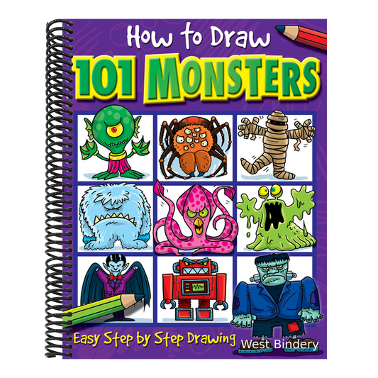 How to Draw 101 Monsters: Easy Step-By-Step Drawing Book for Children Ages 5+