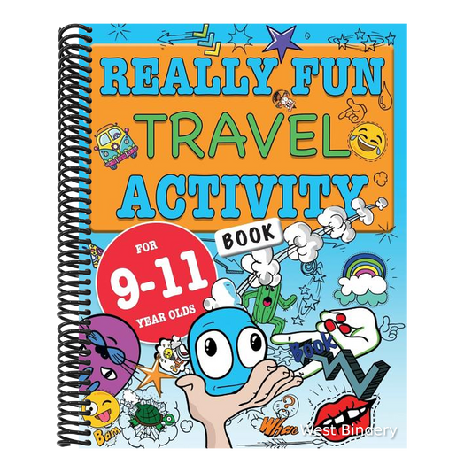 Really Fun Travel Activity Book For 9-11 Year Olds: Fun & educational activity book for nine to eleven year old children