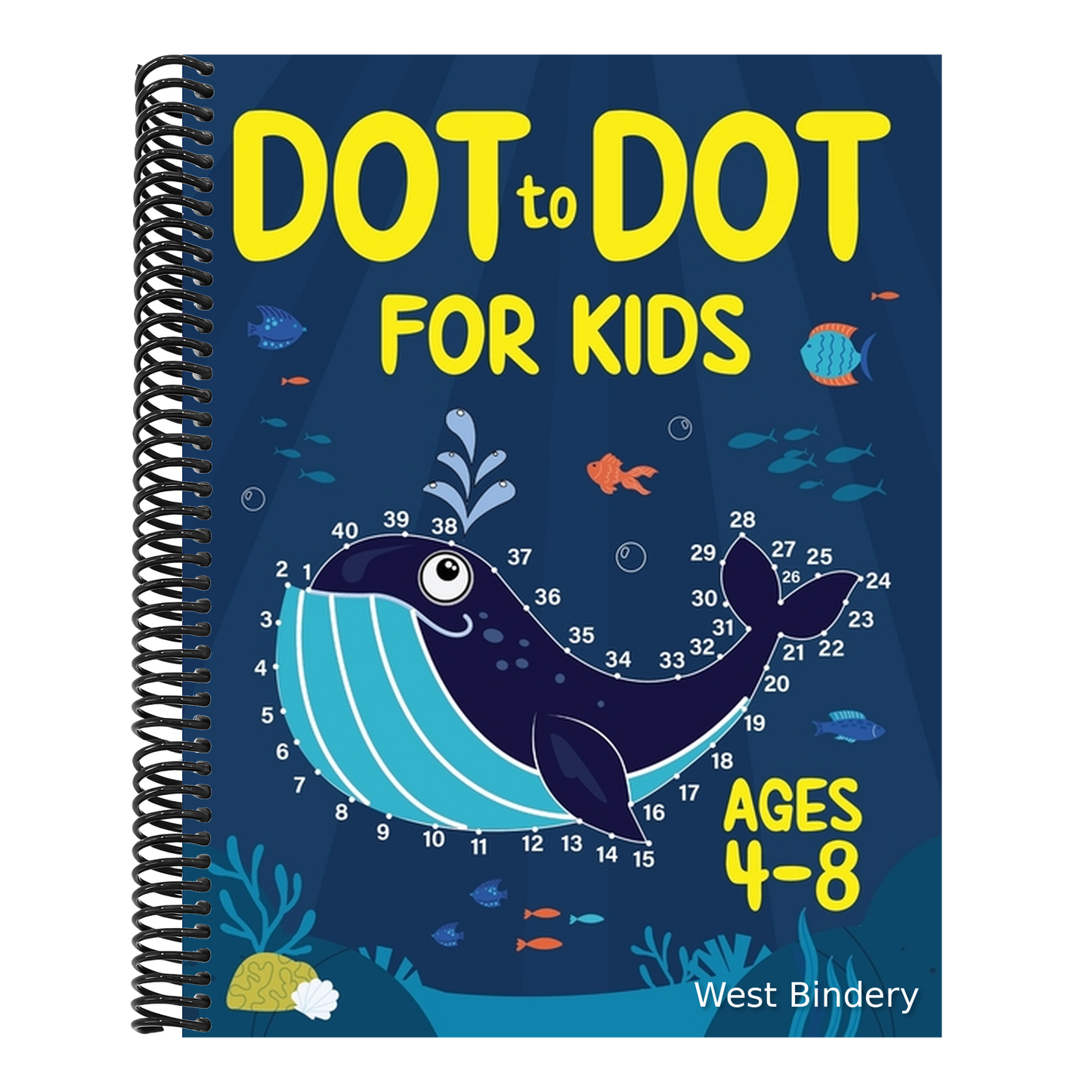 Dot to Dot for Kids Ages 4-8: 100 Fun Connect the Dots Puzzles for Children - Activity Book for Learning - Age 4-6, 6-8 Year Olds