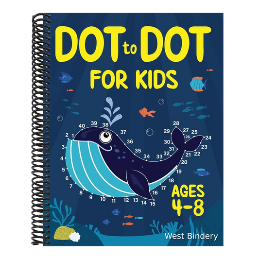 Dot to Dot for Kids Ages 4-8: 100 Fun Connect the Dots Puzzles for Children - Activity Book for Learning - Age 4-6, 6-8 Year Olds