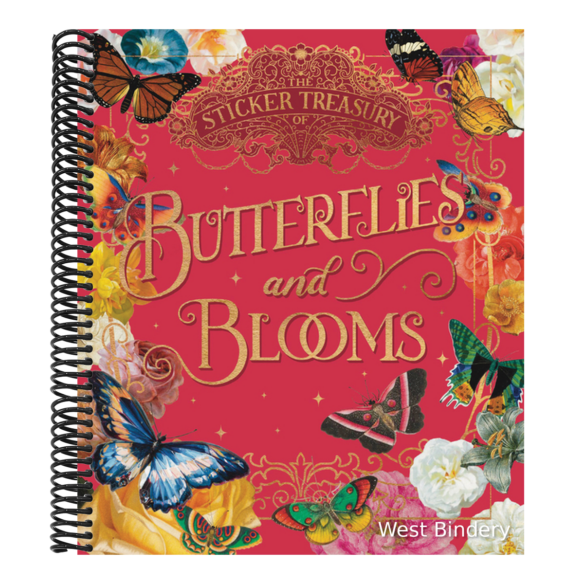 The Sticker Treasury of Blooms and Butterflies: An Eclectic Book of Stickers for Journaling, Collaging, Scrapbooking and More
