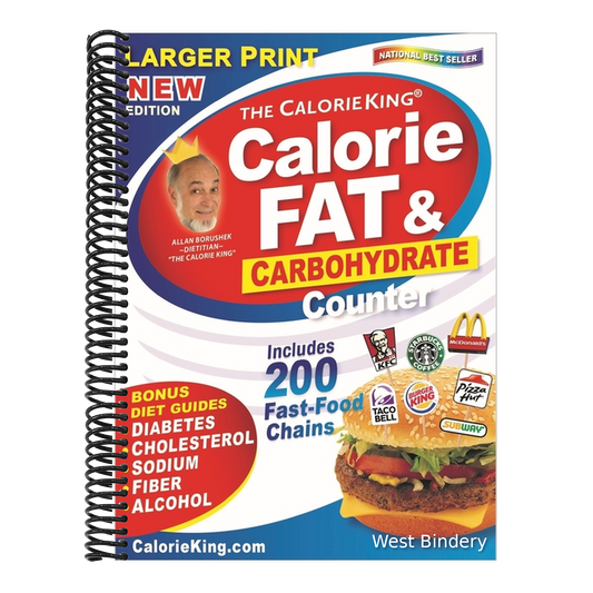 Calorieking Larger Print Calorie, Fat & Carbohydrate Counter