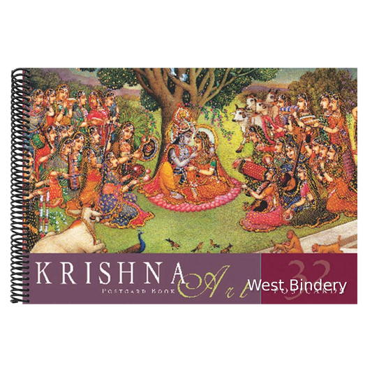 Krishna Art Postcard Book