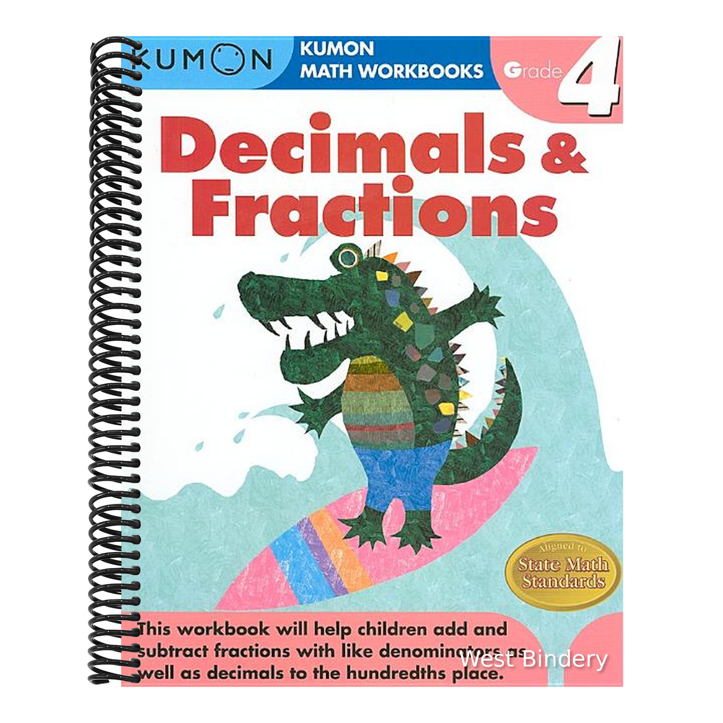 Kumon Grade 4 Decimals & Fractions (Workbook)