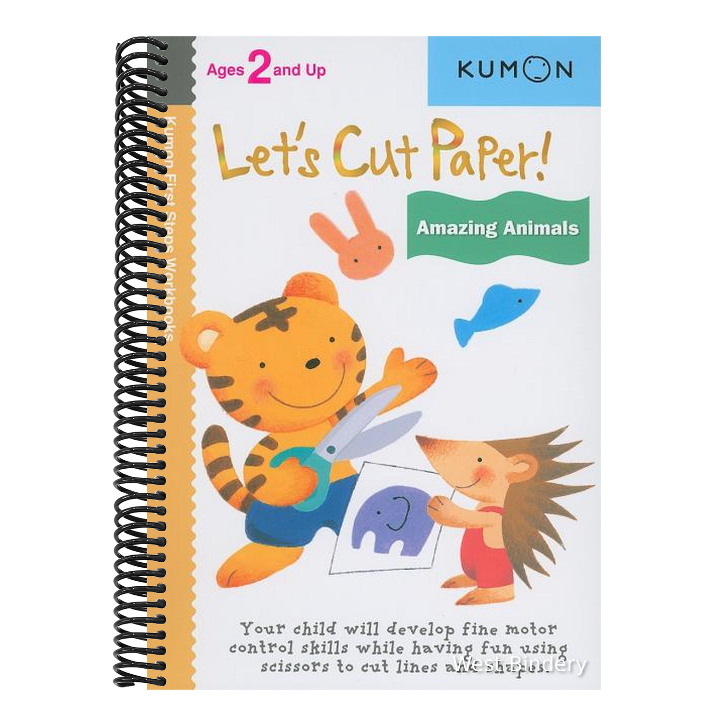 Kumon Let's Cut Paper! Amazing Animals