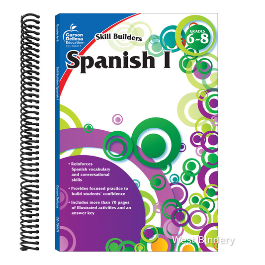 Spanish I, Grades 6 - 8 (Skill Builders), Grades 6 - 8