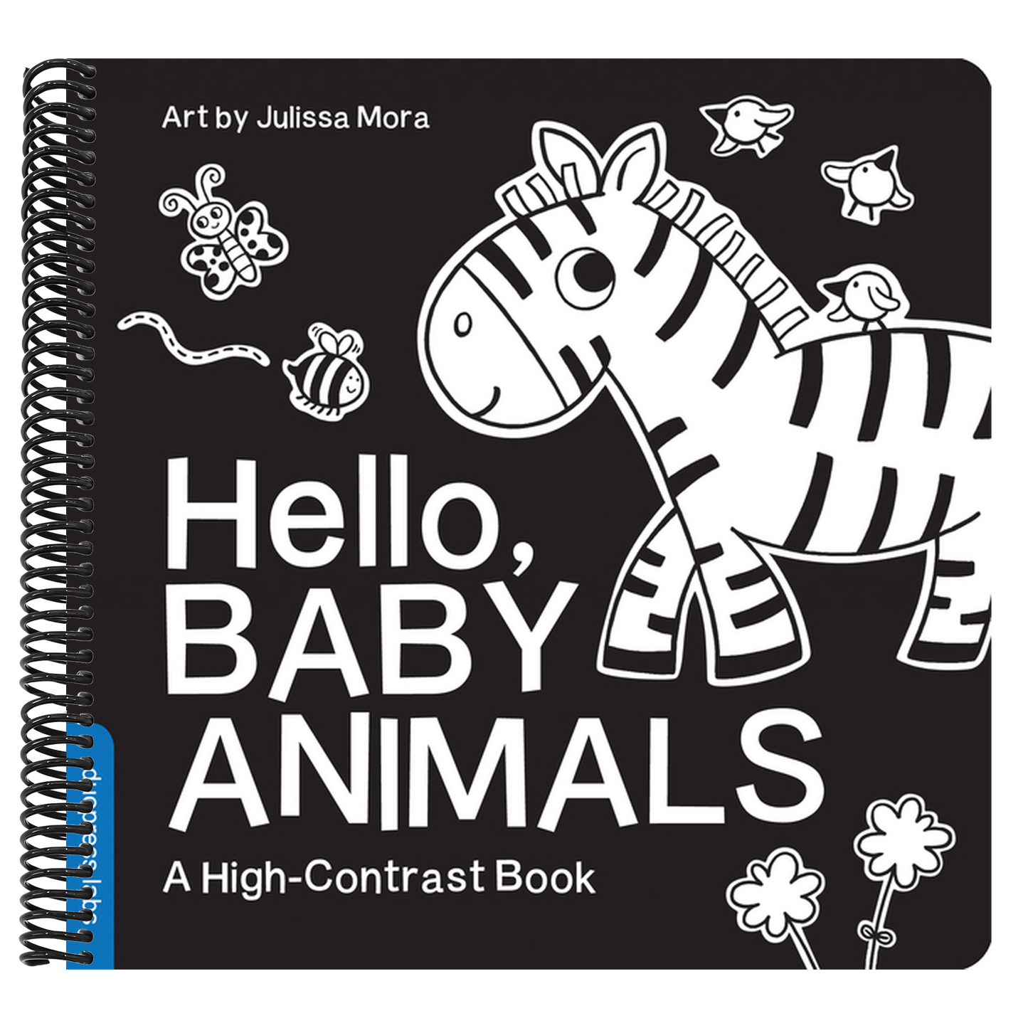 Hello, Baby Animals: A Durable High-Contrast Black-And-White Board Book for Newborns and Babies
