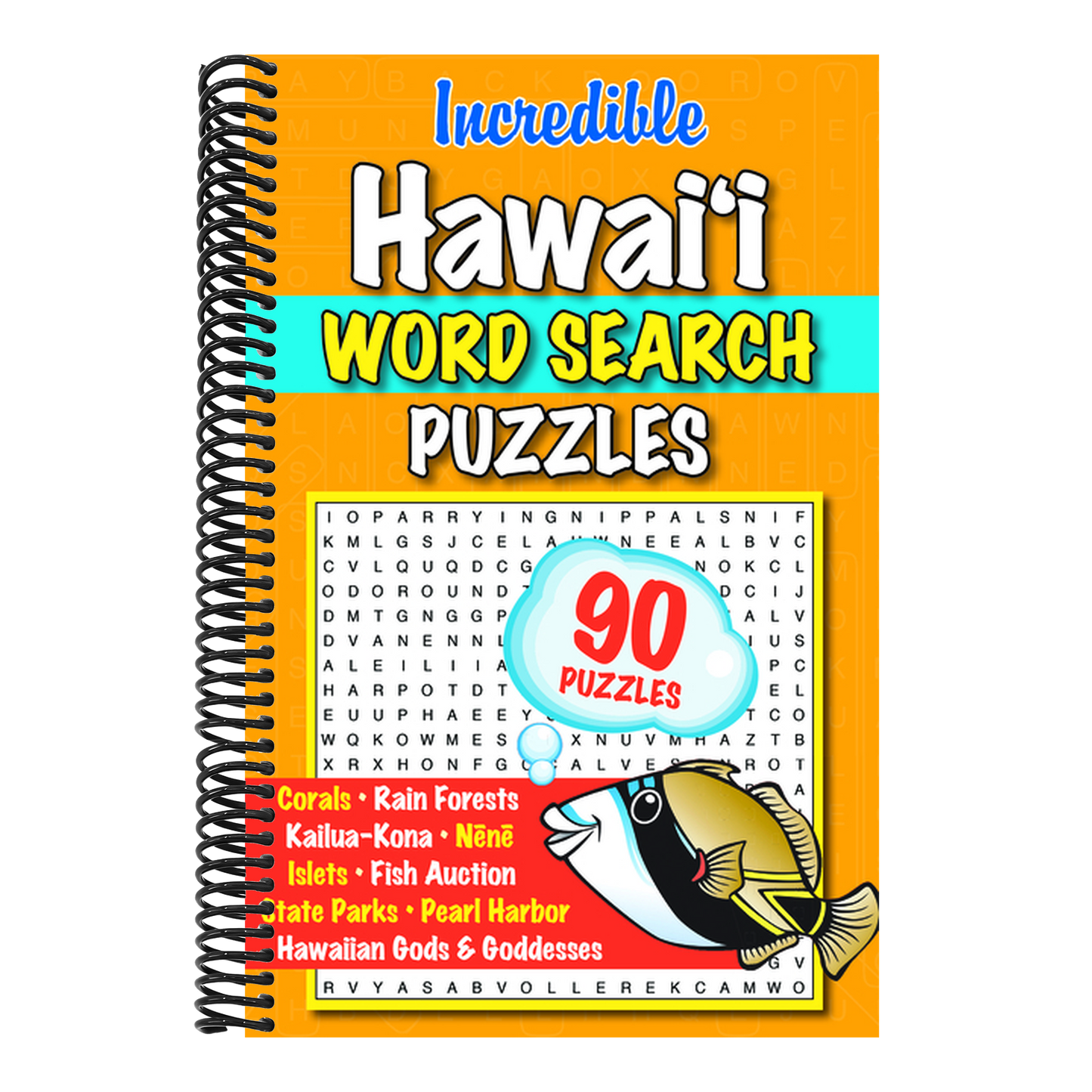 Incredible Hawaii Word Search Puzzles