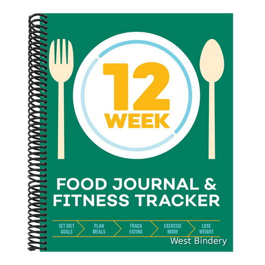 12-Week Food Journal and Fitness Tracker: Track Eating, Plan Meals, and Set Diet and Exercise Goals for Optimal Weight Loss