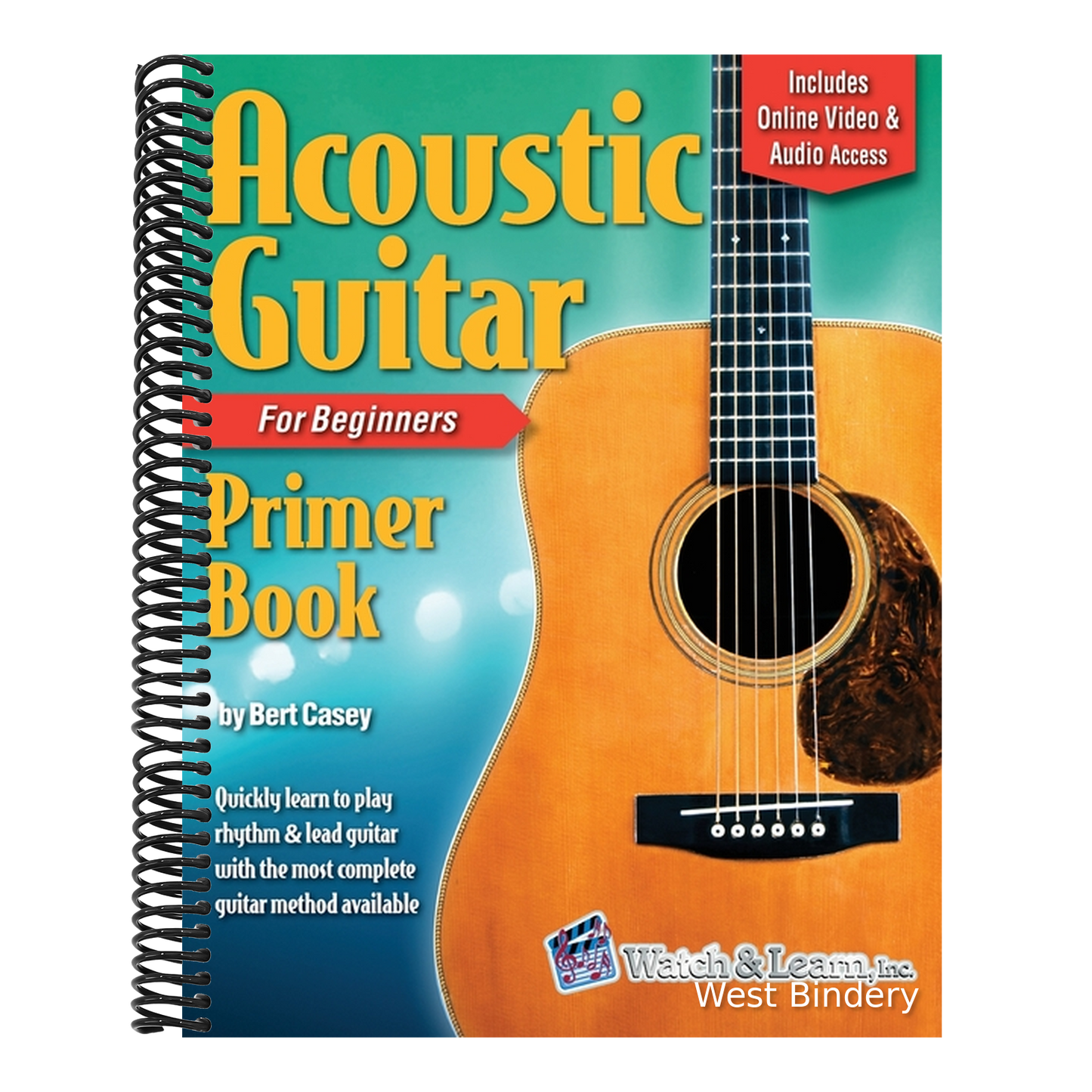Acoustic Guitar Primer Book for Beginners with Online Video and Audio Access