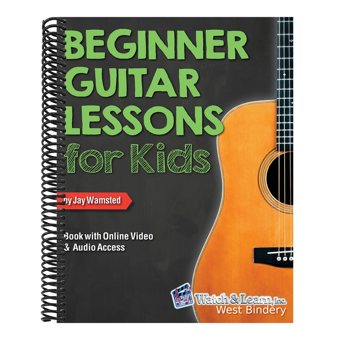 Beginner Guitar Lessons for Kids Book with Online Video and Audio Access