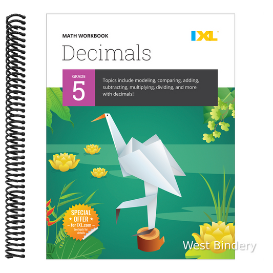 IXL Math Workbook: Grade 5 Decimals