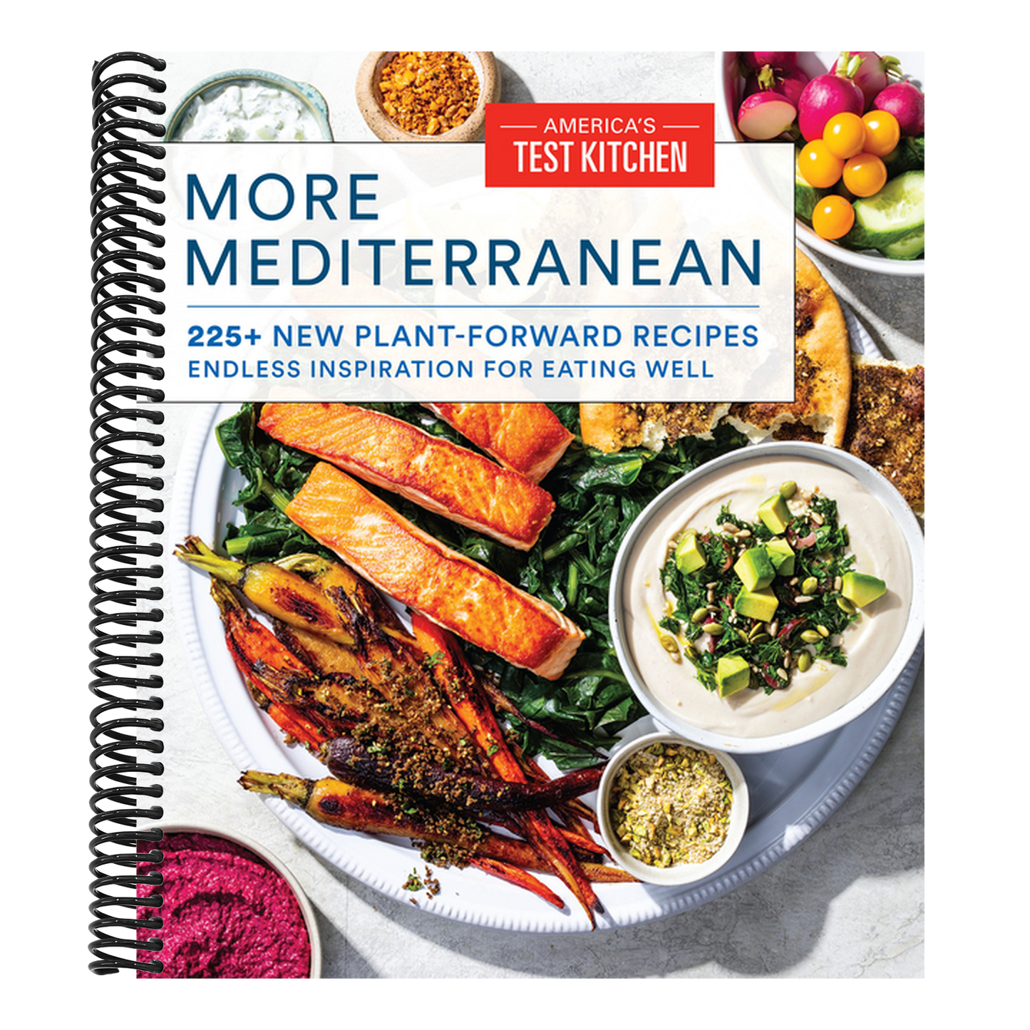 More Mediterranean: 225+ New Plant-Forward Recipes Endless Inspiration for Eating Well (Spiral Bound)
