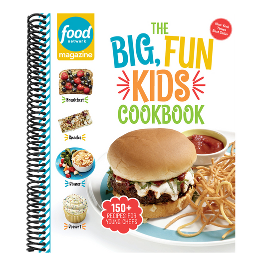 Food Network Magazine the Big, Fun Kids Cookbook: 150+ Recipes for Young Chefs (Spiral Bound)