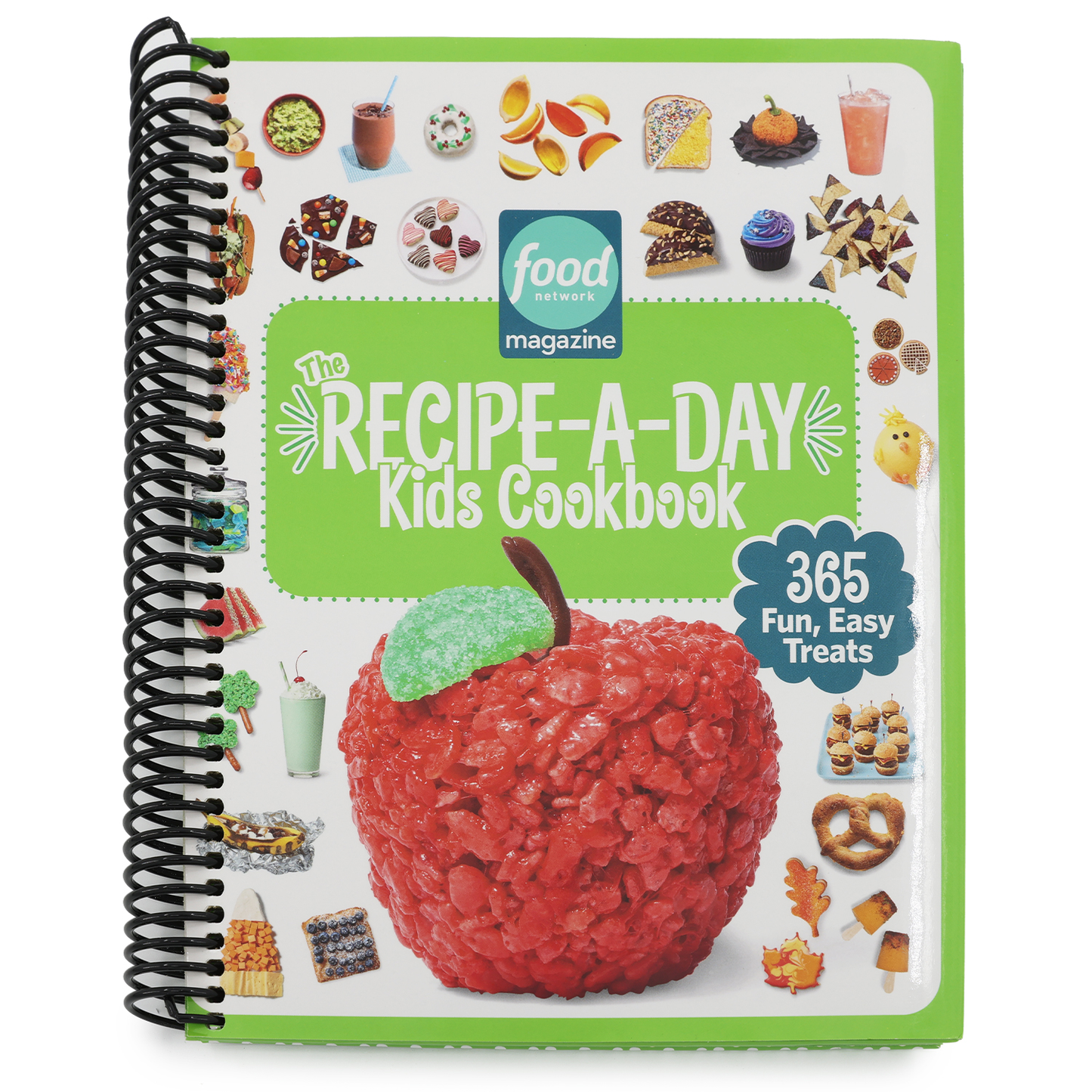 Food Network Magazine the Recipe-A-Day Kids Cookbook: 365 Fun, Easy Treats (Spiral Bound)