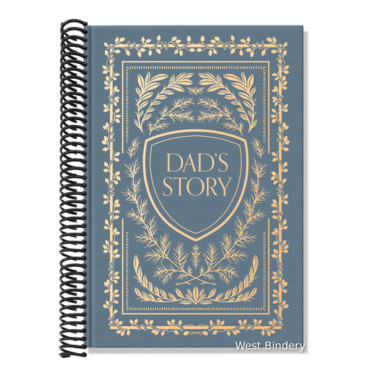 Dad's Story Journal (Linen Hardcover): A Memory and Keepsake Journal for My Family