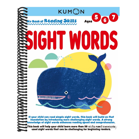 Kumon My Bk of Reading Skills: Sight Words