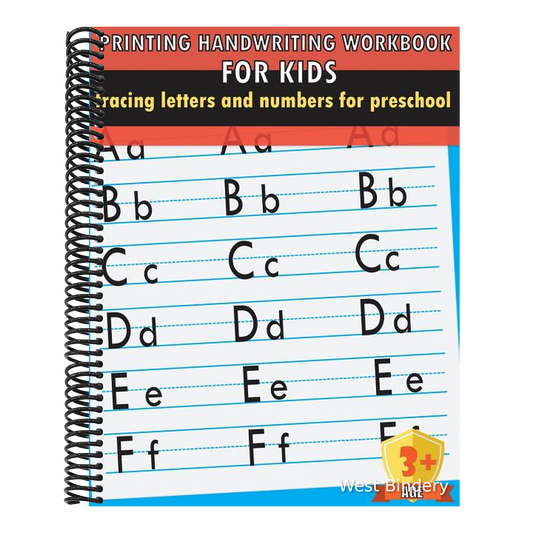 Printing Handwriting Workbook for Kids: Tracing Letters and Numbers for Preschooler