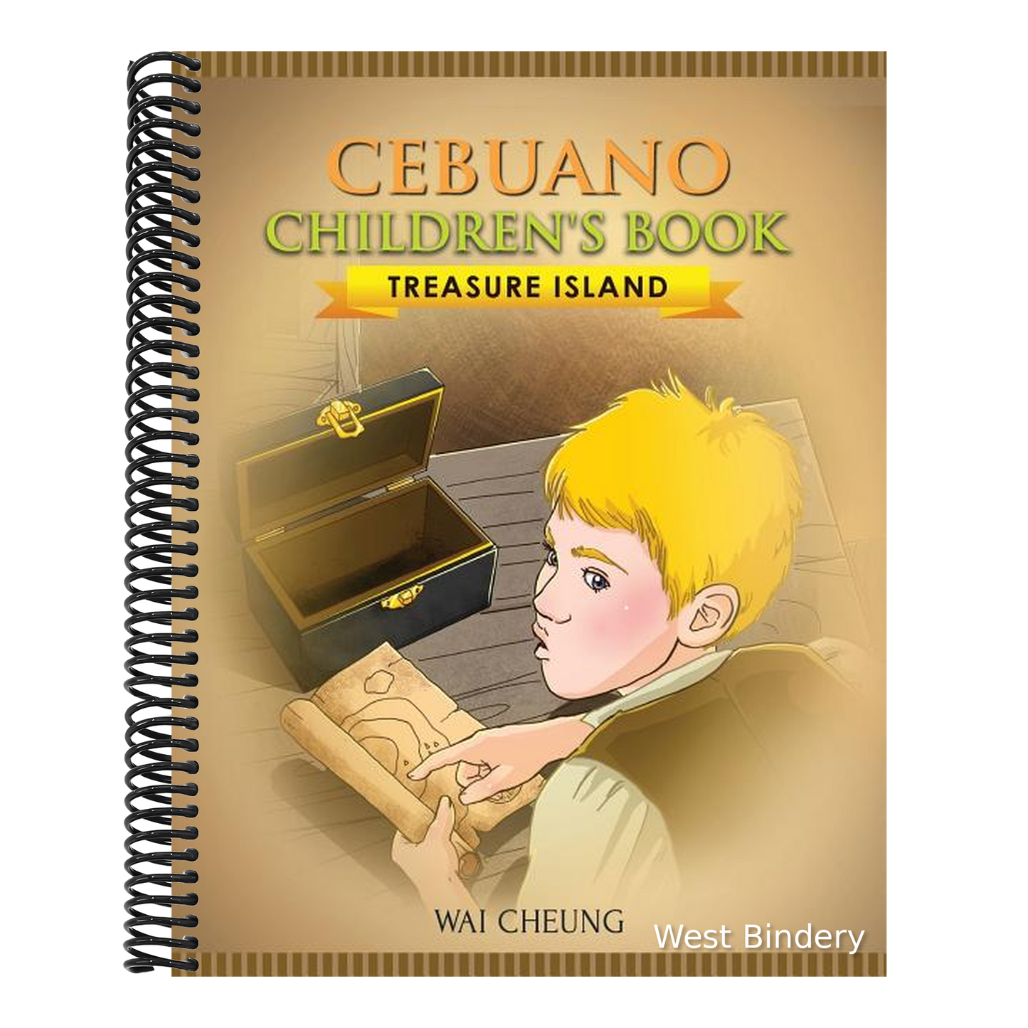 Cebuano Children's Book: Treasure Island