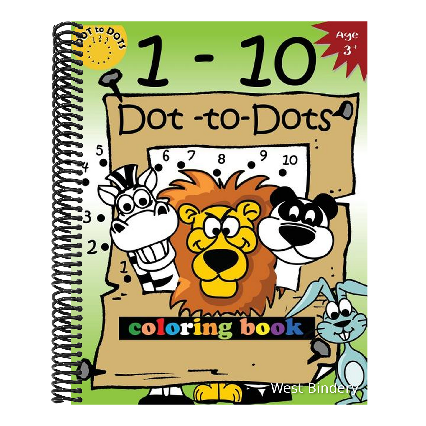 1-10 Dot-to-Dots and coloring book: Children Activity Connect the dots, Coloring Book for Kids Ages 2-4 3-5