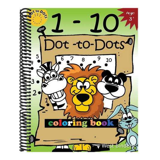 1-10 Dot-to-Dots and coloring book: Children Activity Connect the dots, Coloring Book for Kids Ages 2-4 3-5