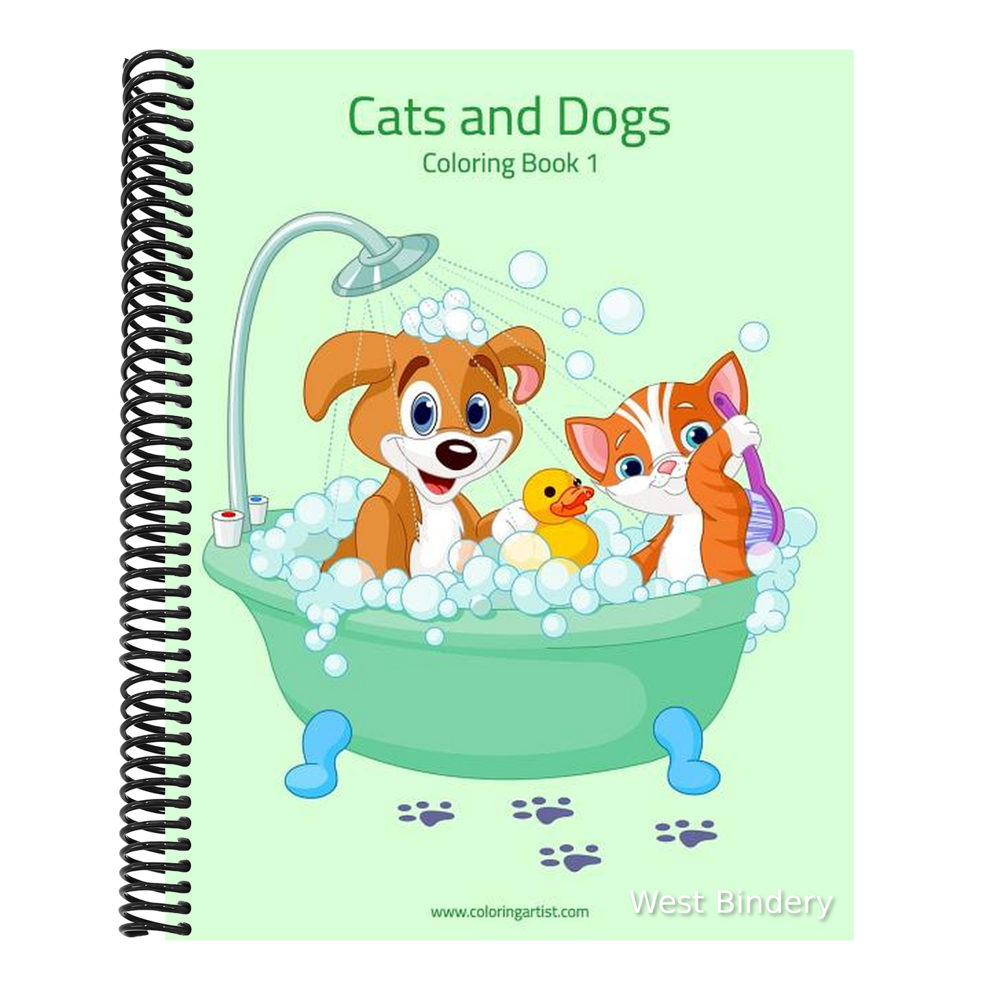 Cats and Dogs Coloring Book 1