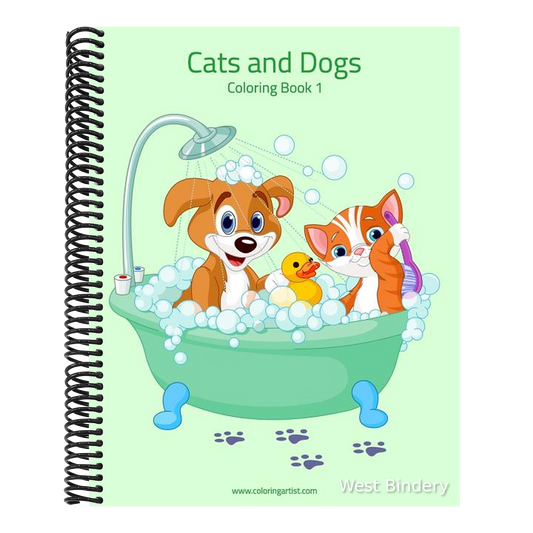 Cats and Dogs Coloring Book 1