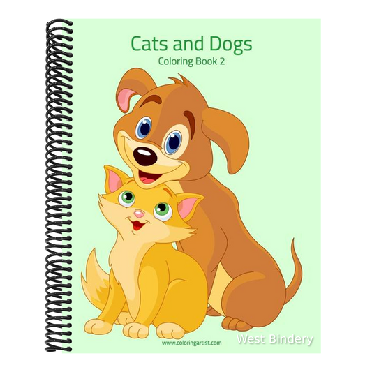Cats and Dogs Coloring Book 2