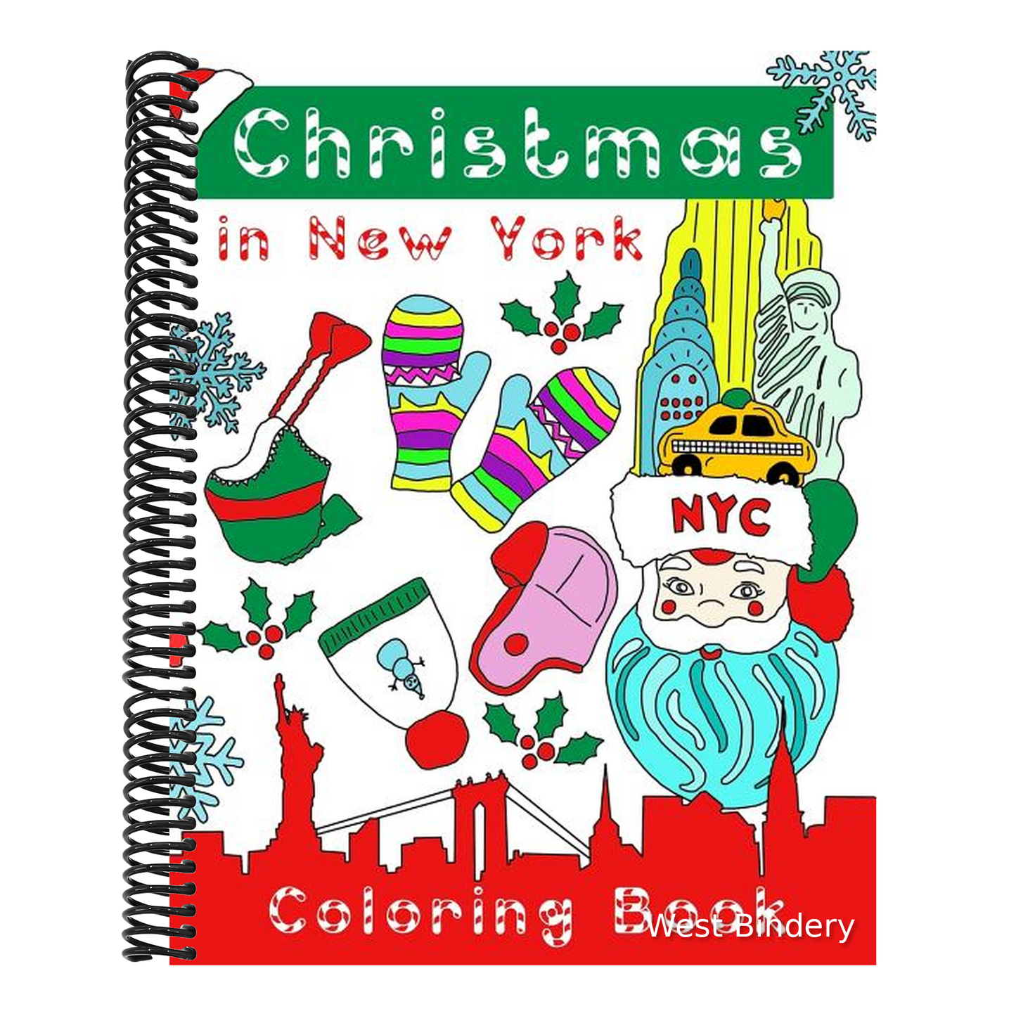 Christmas in New York Coloring Book
