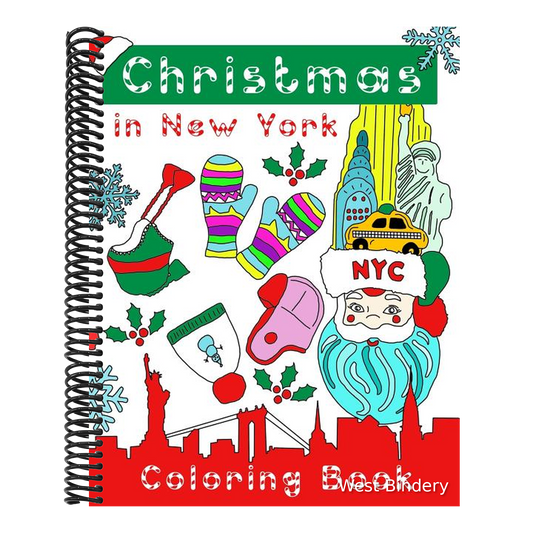 Christmas in New York Coloring Book