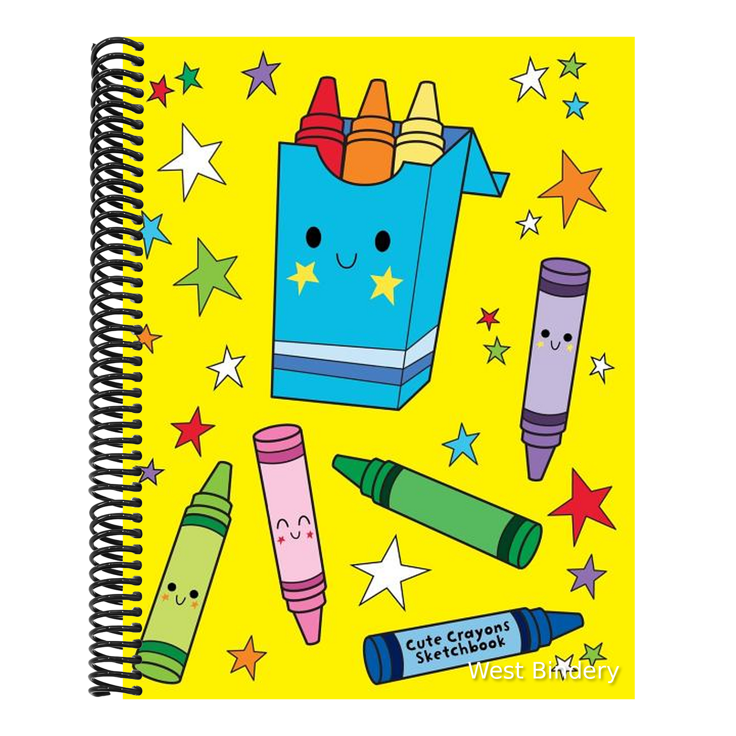 Cute Crayons Sketchbook: Jumbo Drawing Pad For Sketching, Doodling And Coloring