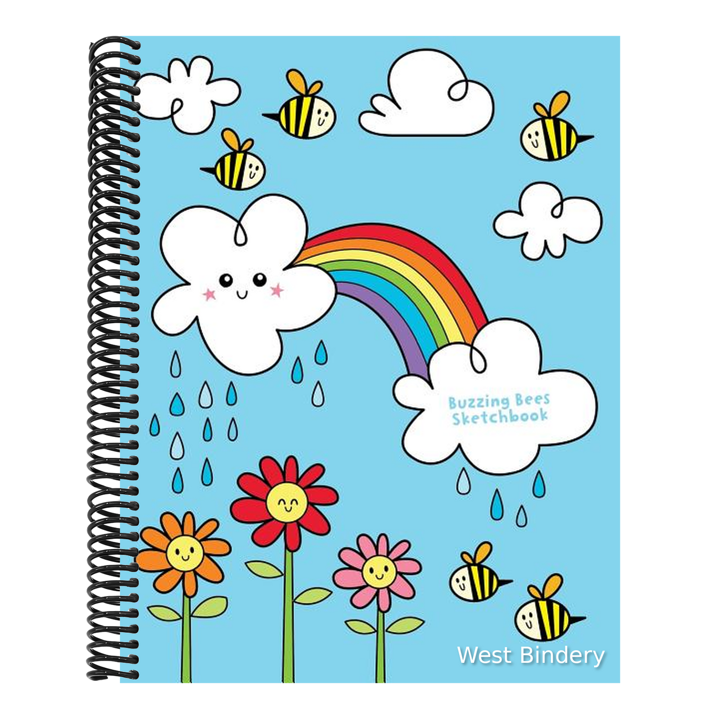 Buzzing Bees Sketchbook: Jumbo Drawing Pad For Sketching, Doodling And Coloring