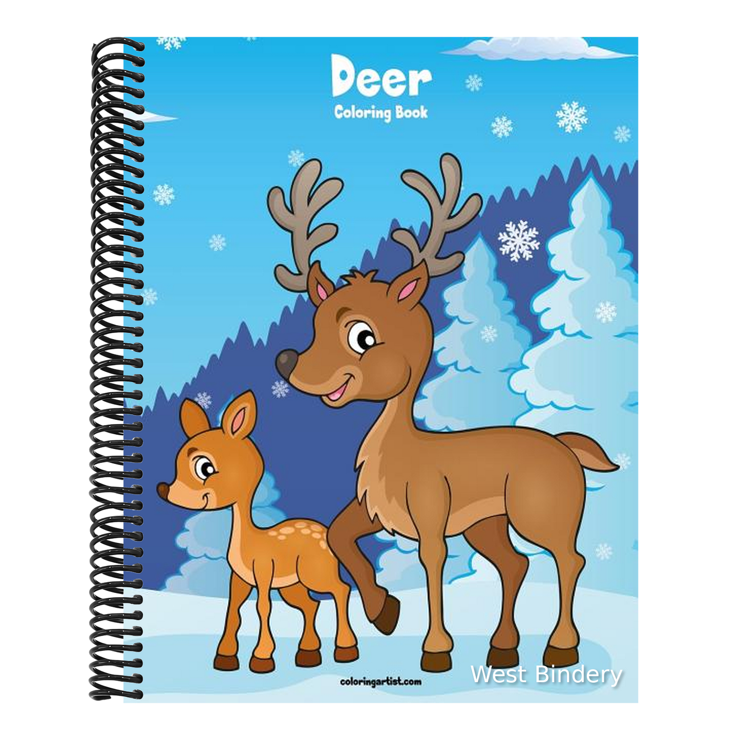 Deer Coloring Book 1