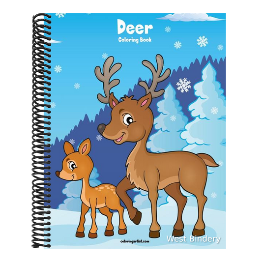 Deer Coloring Book 1